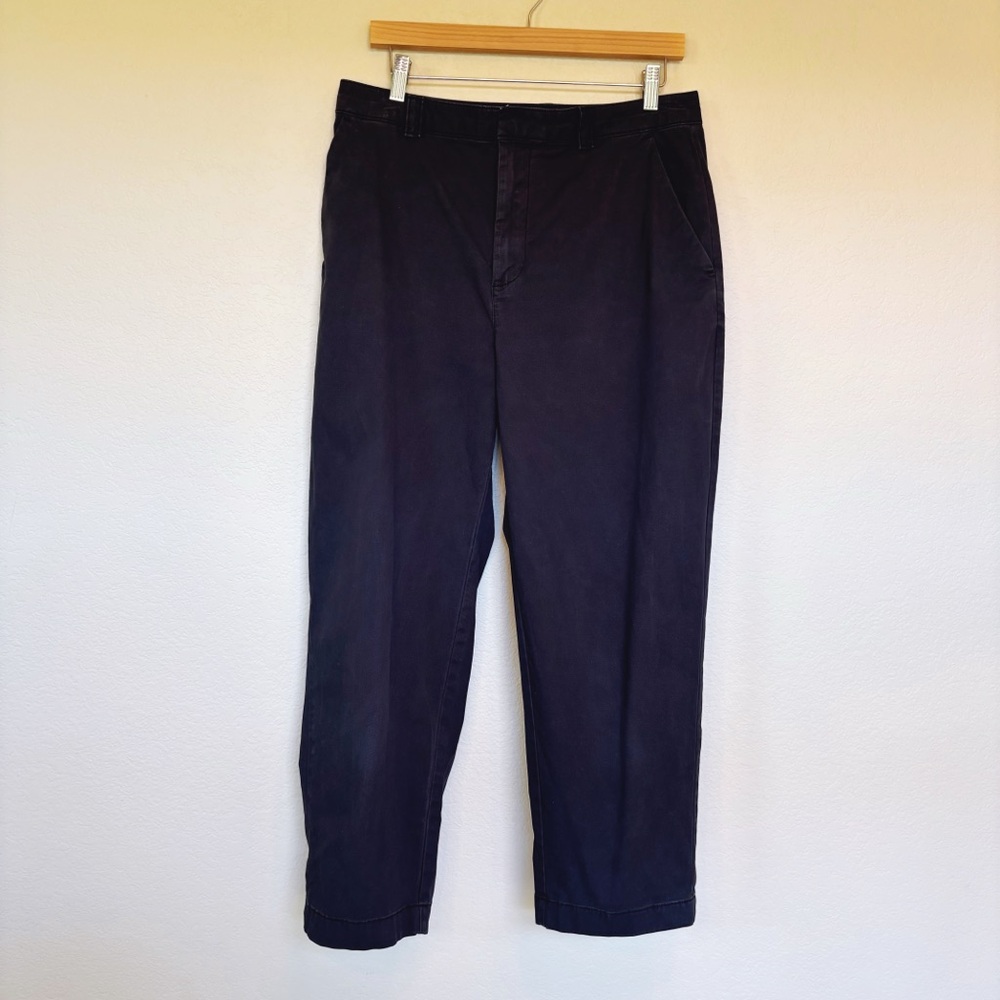 GAP Women's Mid Rise, Straight Up Khaki, Grey Chinos, Size 8 - Picture 2 of 12